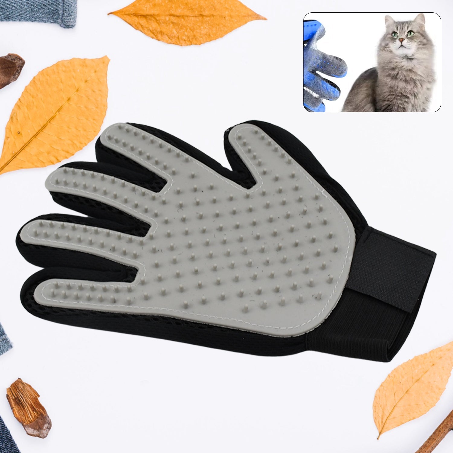 Grey True Touch Gloves Gloves Bathing Tool (1 Pc) Grey True Touch Gloves Gloves Bathing Tool (1 Pc)